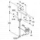 Kludi Zenta XXL bateria umywalkowa