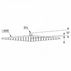 Kludi A-QA deszczownica 400x400 mm 644400500
