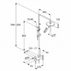Kludi Logo Dual System zestaw wannowy 680830500