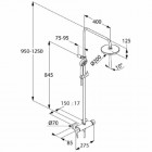Kludi Logo Dual System zestaw prysznicowy 680850500