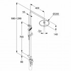 Kludi Logo Dual Shower System 680930500