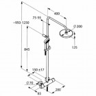 Kludi Logo Dual Shower System z termostatem 680950500