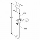 Kludi Logo zestaw natryskowy 3S 683630500