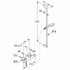 Kludi Logo zestaw natryskowy Shower Duo 900mm