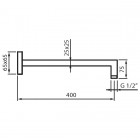 Vedo ramię do deszczownicy 40 cm