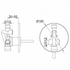 Kohlman Maxima kompletny zestaw prysznicowy podtynkowy QW220MSP4