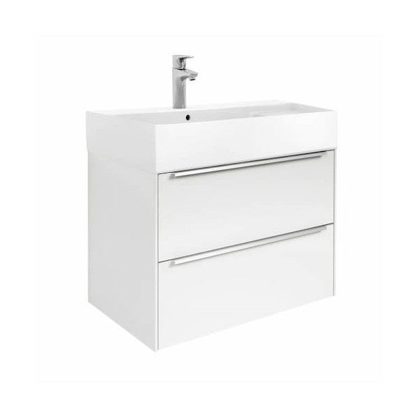 Roca Inspira Unik zestaw łazienkowy 80 cm z 2 szufladami biały połysk A851076806