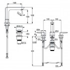Kludi Ameo bateria umywalkowa 3-otworowa 413930575