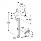 Kludi Ameo bateria bidetowa