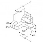 Kludi Ameo bateria wannowa 414450575