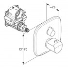 Kludi Ameo bateria wannowo-natryskowa podtynkowa termostatyczna