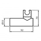 Demm uchwyt prysznicowy Round