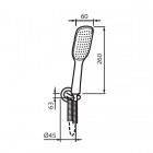 Vedo Otto kompletny zestaw wannowy VBO8241