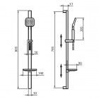 Vedo Mito kompletny zestaw prysznicowy podtynkowy VBM3221