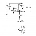 Grohe Bauflow bateria umywalkowa S