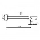 Vedo ramię do deszczownicy 35 cm VSN0201