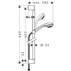 Hansgrohe Crometta 85 zestaw natryskowy 0,65m 27763000