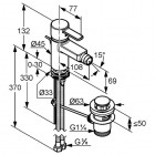 Kludi Zenta bateria bidetowa