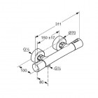 Kludi Zenta bateria prysznicowa termostatyczna