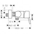 Hansgrohe Talis S bateria prysznicowa 32620000