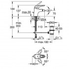 Grohe Eurostyle bateria bidetowa 33565003