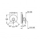 Grohe Concetto bateria prysznicowa podtynkowa 19345001