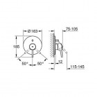 Grohe Concetto bateria wannowa podtynkowa 19346001