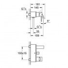 Grohe Allure bateria wannowa