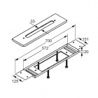 Kludi płyta montażowa wewnętrzna