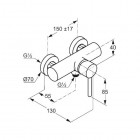 Kludi Bozz bateria prysznicowa