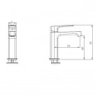 M&Z New Geometry bateria umywalkowa NGM00201