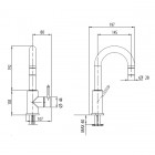 M&Z Ditirambo bateria umywalkowa DRB00209