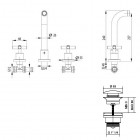 M&Z Edos bateria umywalkowa podtynkowa EDS04405/K
