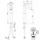 M&Z Ditirambo bateria umywalkowa DRB00202/K