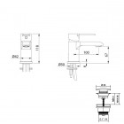 M&Z Ventura bateria umywalkowa VNR00202/K
