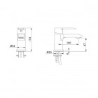 M&Z Ventura bateria umywalkowa VNR00202