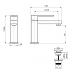 M&Z Lauren bateria umywalkowa LRN00204/K