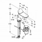Kludi Ambienta bateria umywalkowa mała