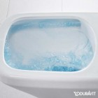 Duravit DuraStyle miska WC wisząca bez wewnętrznego kołnierza 37x54 cm Durafix - z WonderGliss 200