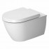 Duravit Darling New miska WC wisząca bez wewnętrznego kołnierza 37x54 cm Durafix - z WonderGliss 200