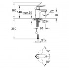 Grohe Eurosmart Cosmopolitan bateria umywalkowa 3282700E