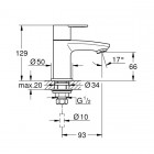 Grohe Eurostyle Cosmpolitan zawór umywalkowy 23039002