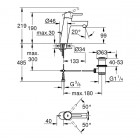 Grohe Concetto bateria umywalkowa 23450001
