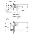 Grohe Allure bateria umywalkowa podtynkowa 19309000