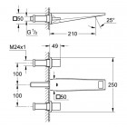 Grohe Allure Brilliant bateria umywalkowa podtynkowa 20348000