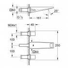 Grohe Allure Brilliant bateria umywalkowa podtynkowa 20346000