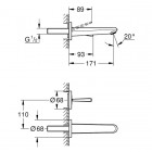 Grohe Eurodisc Joy bateria umywalkowa podtynkowa 19968000