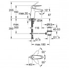 Grohe Eurodisc Cosmopolitan bateria umywalkowa 33190002