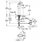 Grohe Eurodisc Cosmopolitan bateria umywalkowa 23055002