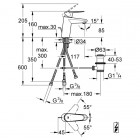 Grohe Eurodisc Cosmopolitan bateria umywalkowa 33177002